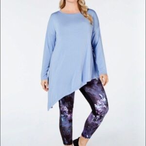 Ideology-🌸Plus Size Asymmetrical Top(r45)